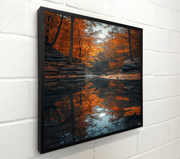 Orange Reflected Forest