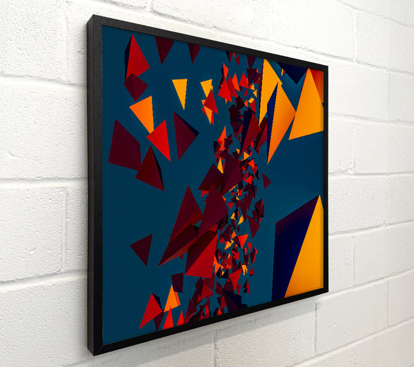 Orange And Red Triangles