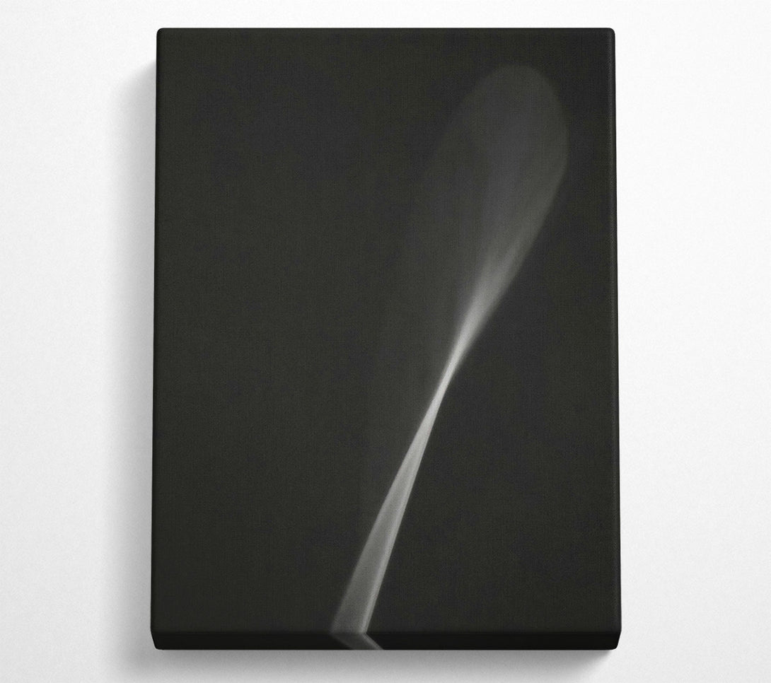  A Canvas Print of White Smoke Swirl Canvas Wall Art