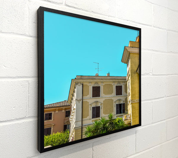 Yellow Italian Facade