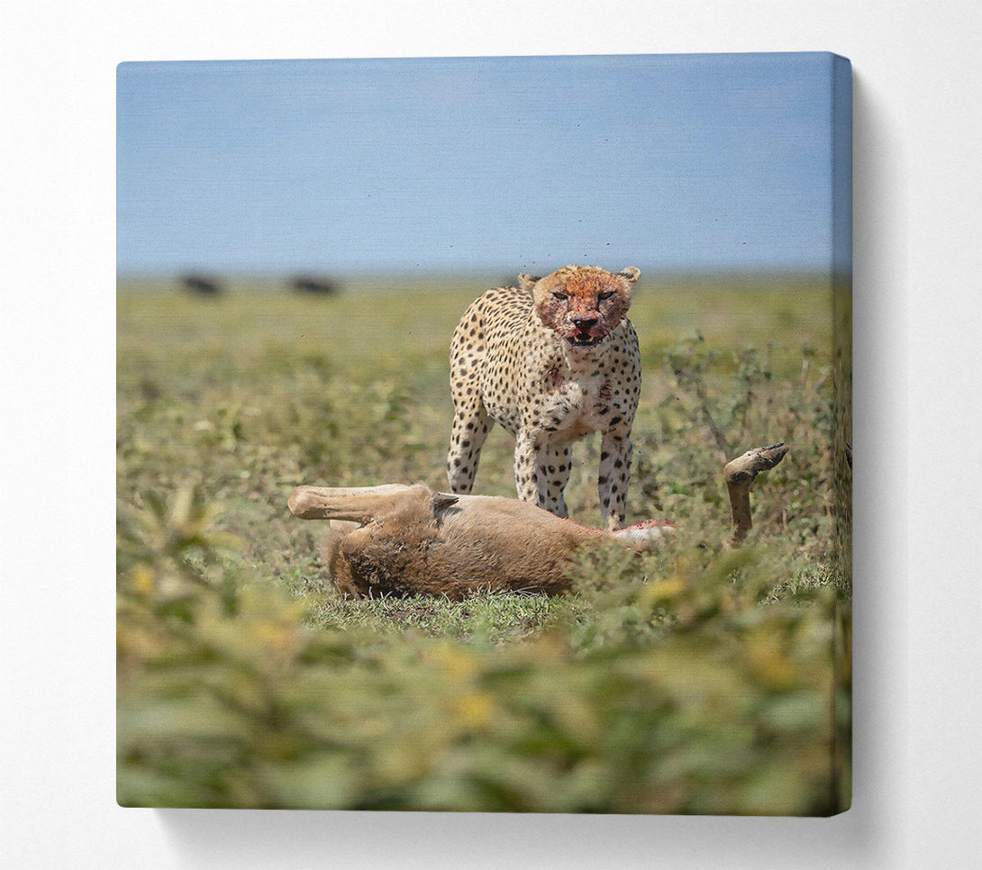  A Canvas Print of Banksy Golden Kill Canvas Wall Art