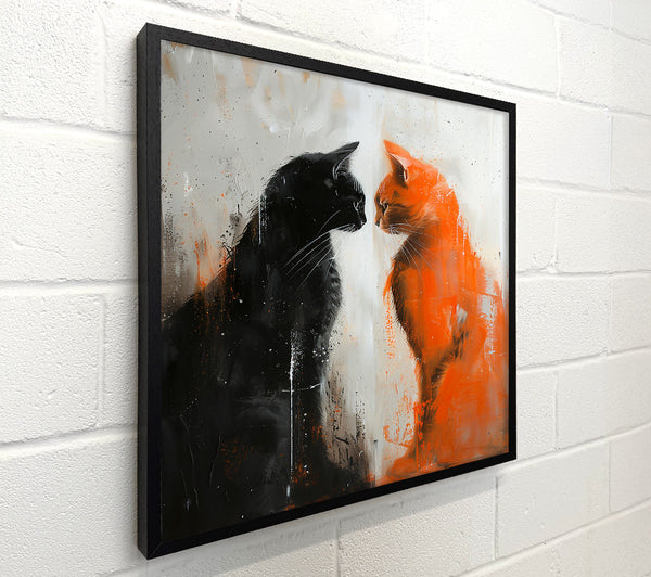 Orange Cat Encounter