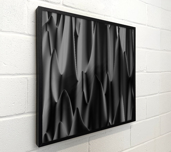 Black Wavy Abstract