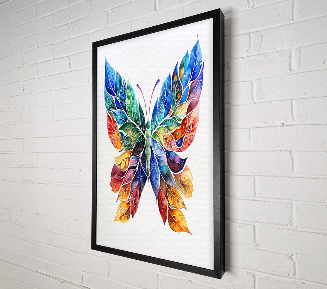  A Canvas Print of Blue Butterfly Dreams Canvas Wall Art
