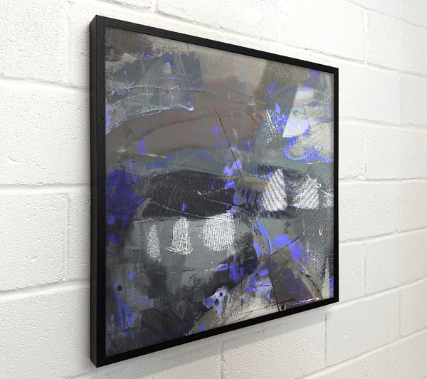 Purple Grey Abstract