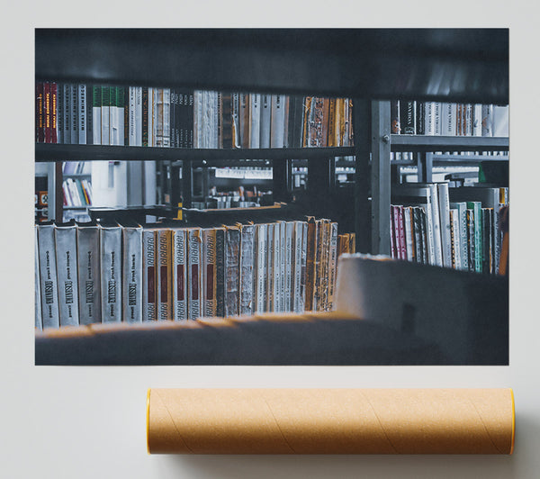 The Yellow Spine Stacks. Print
