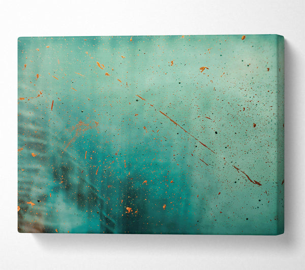  A Canvas Print of Teal Speckled Sky Canvas Art