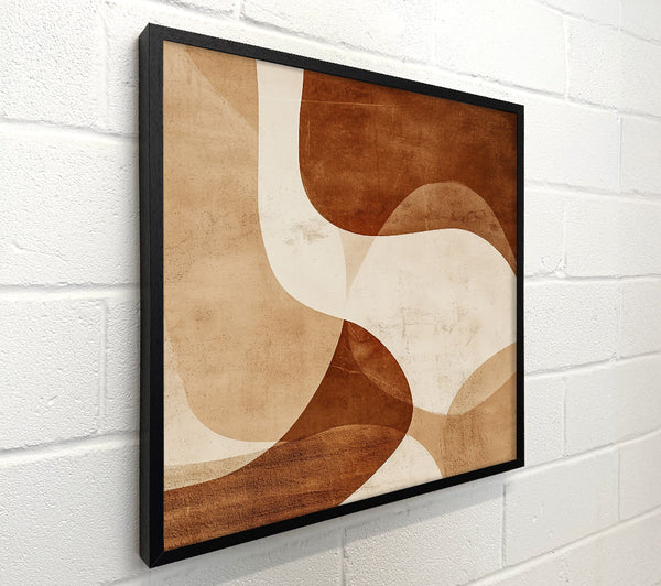Rustic Brown Swirls