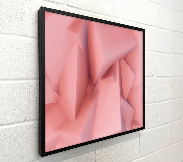 Blush Geometric Abstract