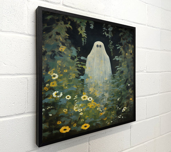 White Ghost In Yellow Bloom