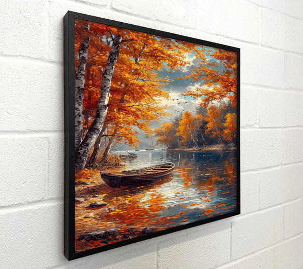 Golden Autumn River