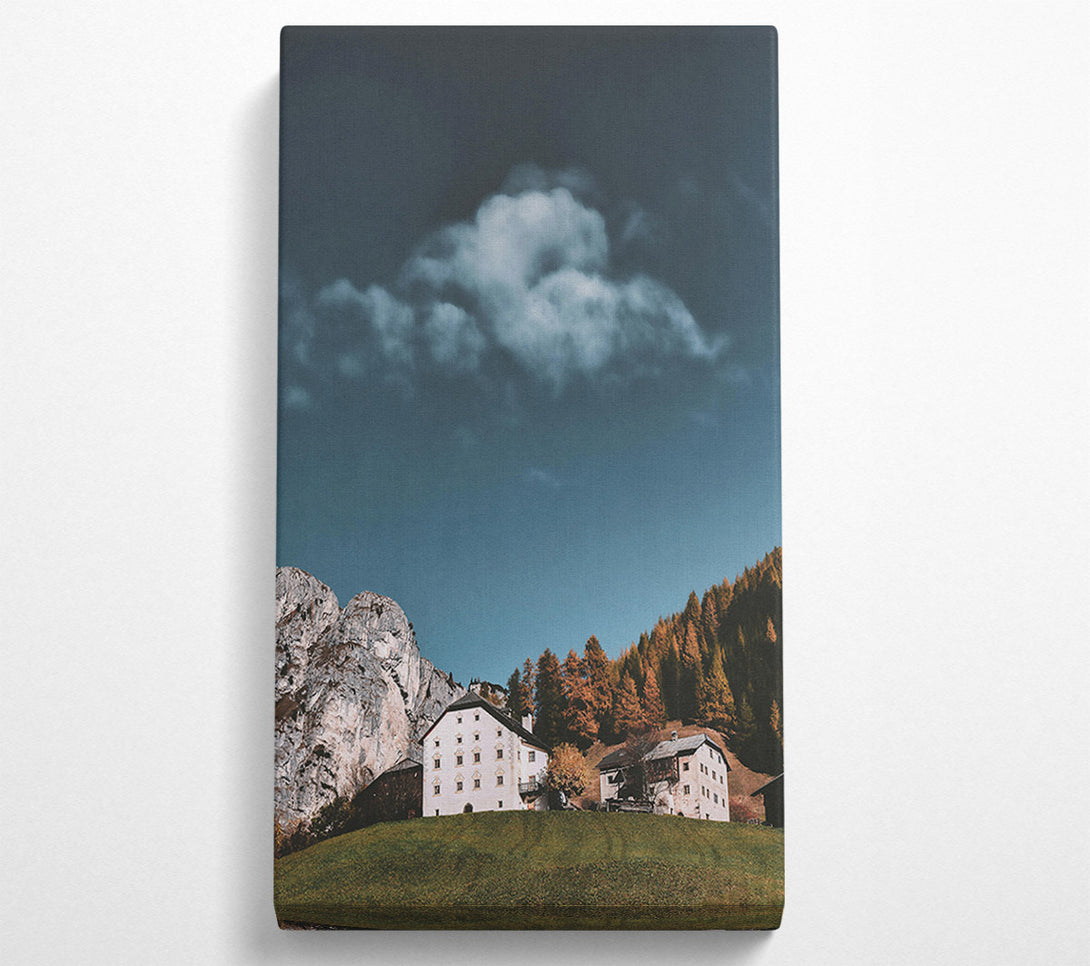  A Canvas Print of White Mountain Retreat Canvas Wall Art