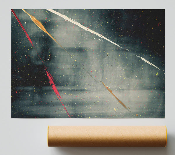Grey Sky Drizzle Giclee Print