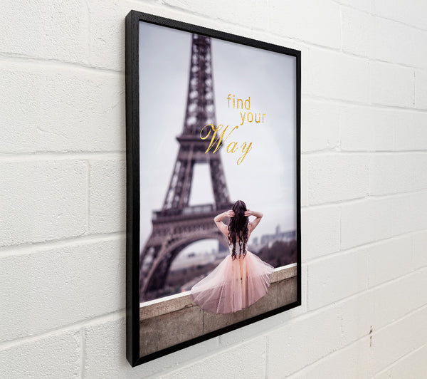 Find Your Way Ballerina  Eiffel Tower