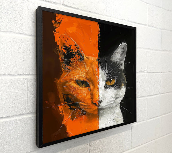 Orange Feline Split