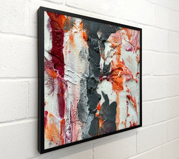 Orange And Gray Abstract