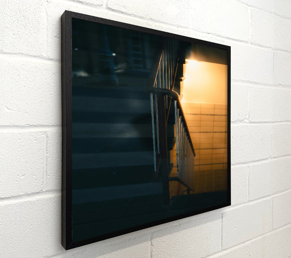 Golden Stairwell Light