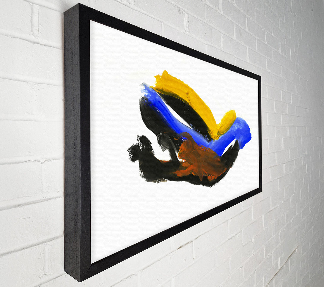  A Canvas Print of Blue Abstract Flow Canvas Print