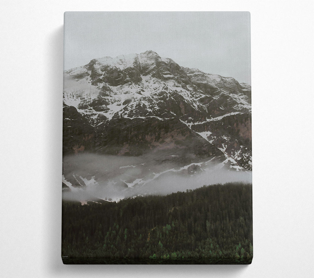  A Canvas Print of Silver Mountain Mist Canvas Art