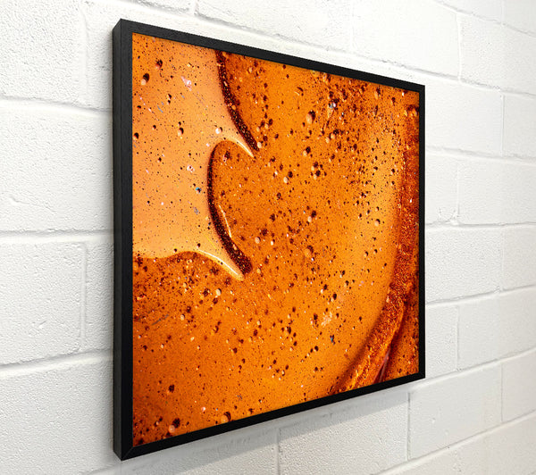 Amber Heart Bubbles
