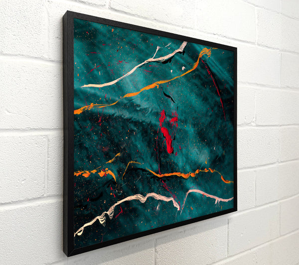 Teal Cosmic Drifts