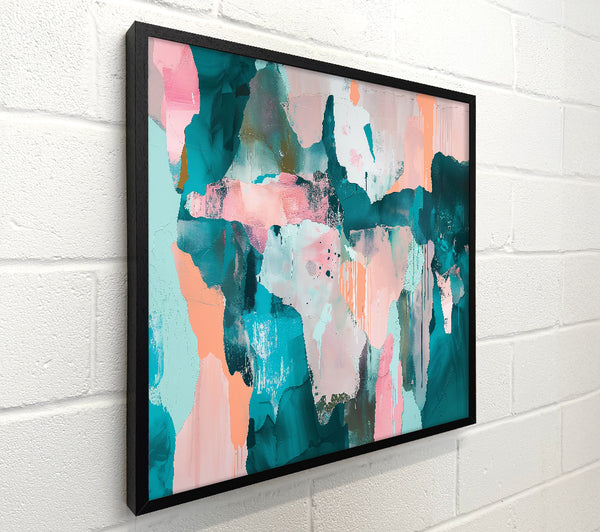 Teal And Peach Dreams