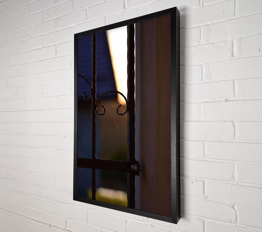  A Canvas Print of Golden Sunset Bars Canvas Art