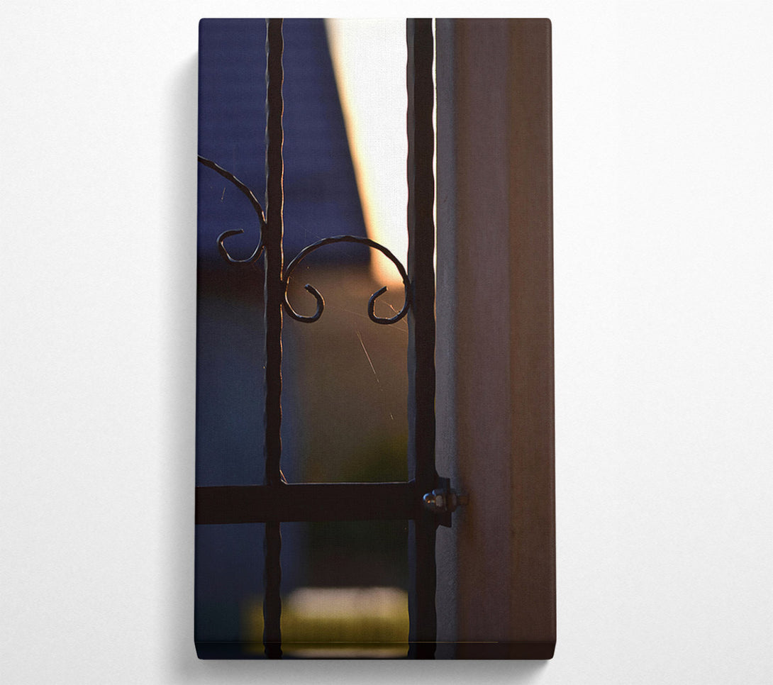  A Canvas Print of Golden Sunset Bars Canvas Art