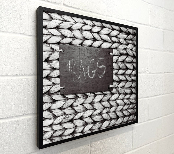 Black Woven Rags