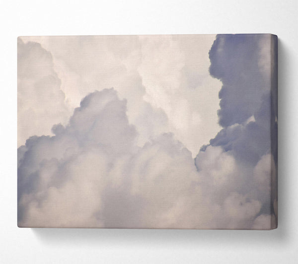  A Canvas Print of Grey Cloudy Sky Canvas Art