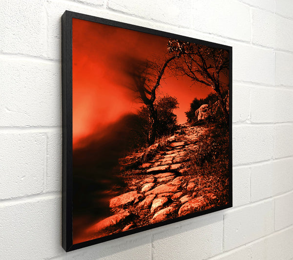 Crimson Stone Path