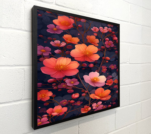 Coral Bloom Embrace