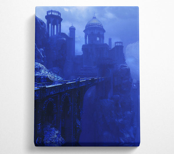  A Canvas Print of Indigo Sky Citadel Canvas Art