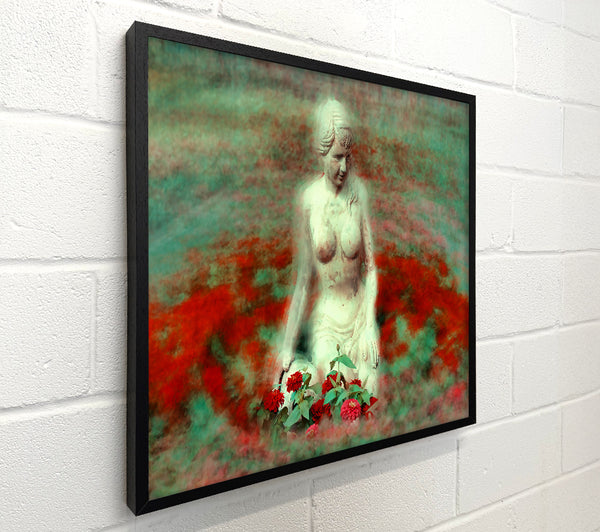 Pale Beauty In Red Mist