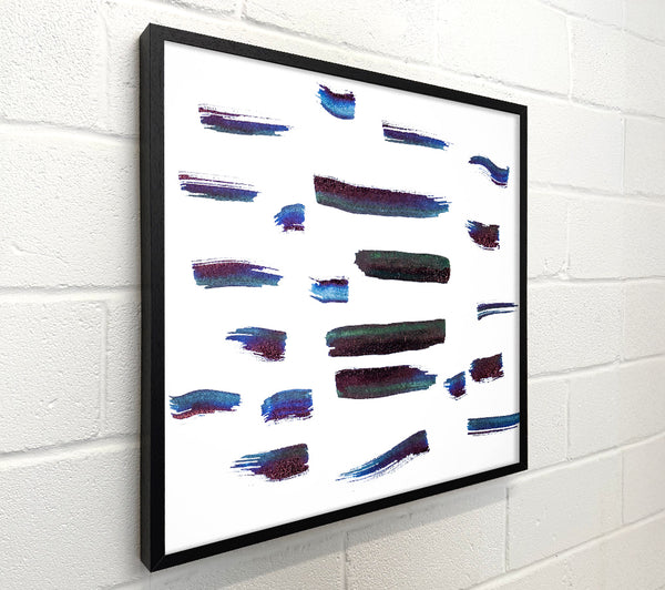 Indigo Brushstrokes Symphony.