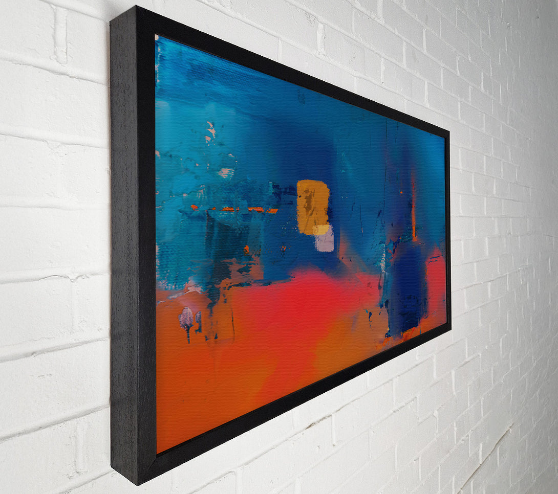  A Canvas Print of Azure And Crimson Dreams Canvas Art