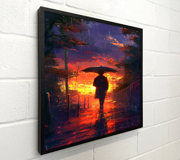 Crimson Rain Walk