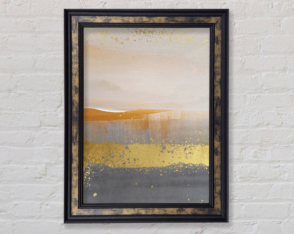 Flakes Of Colour Framed Print