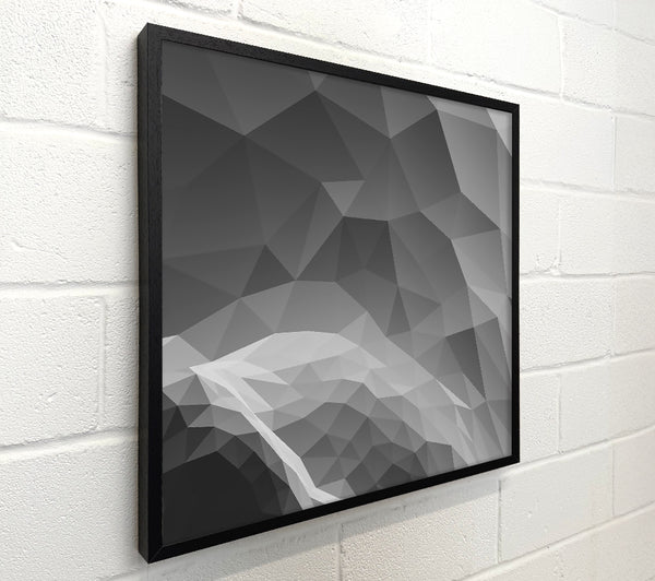 Gray Geometric Abstract