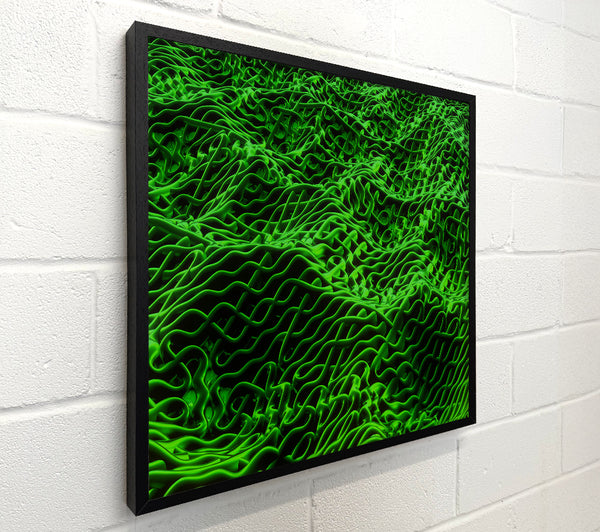 Emerald Green Waves