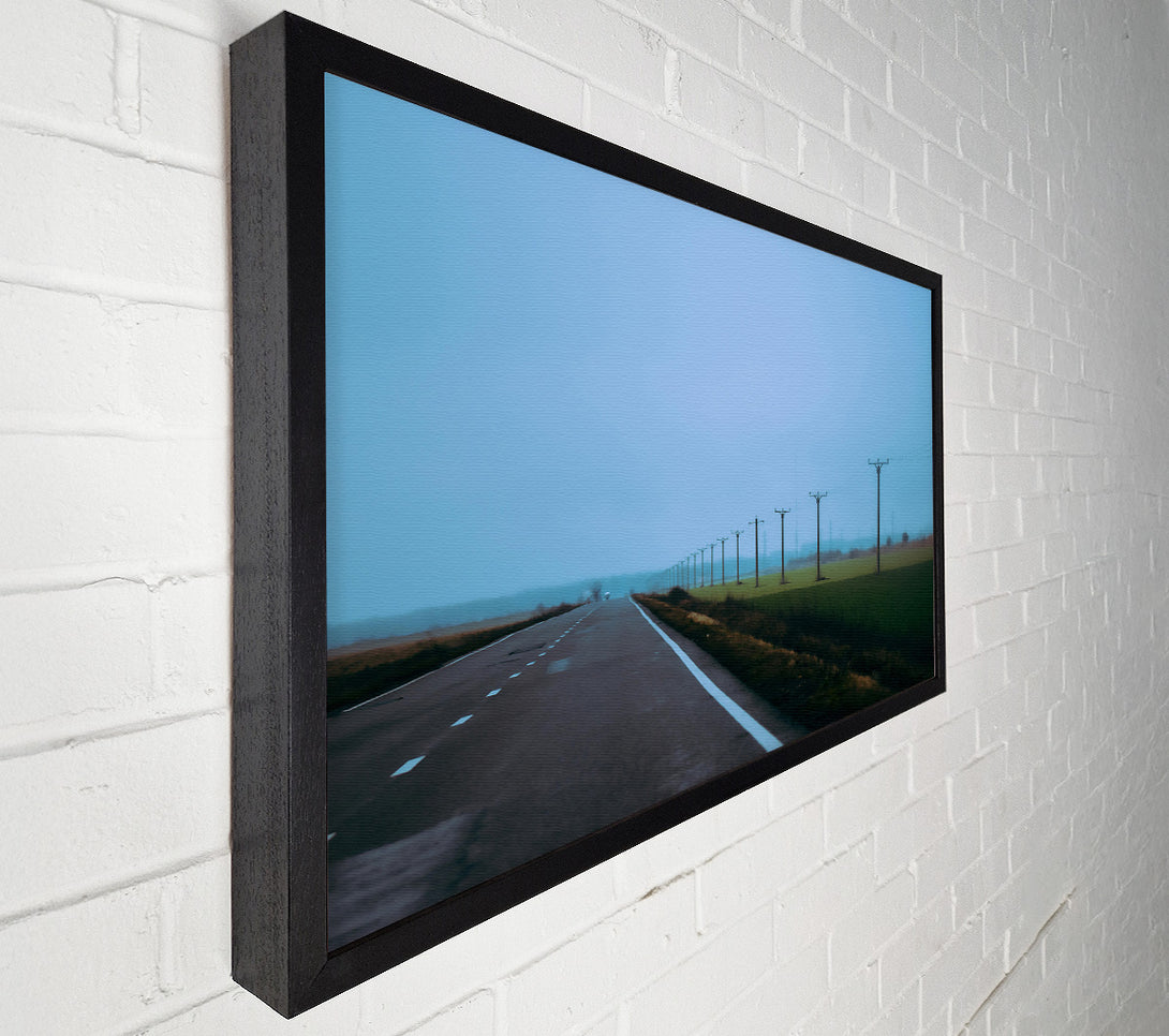 A Canvas Print of Blue Road To Nowhere Canvas Art