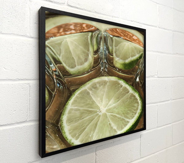Pale Green Citrus Slice