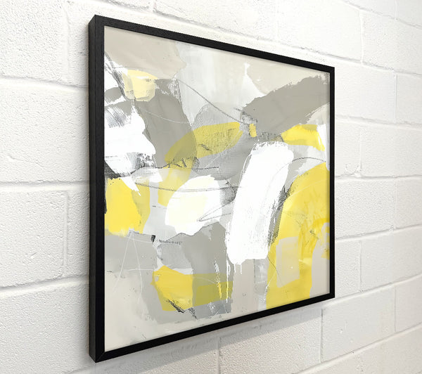 Sunlit Grey Abstract