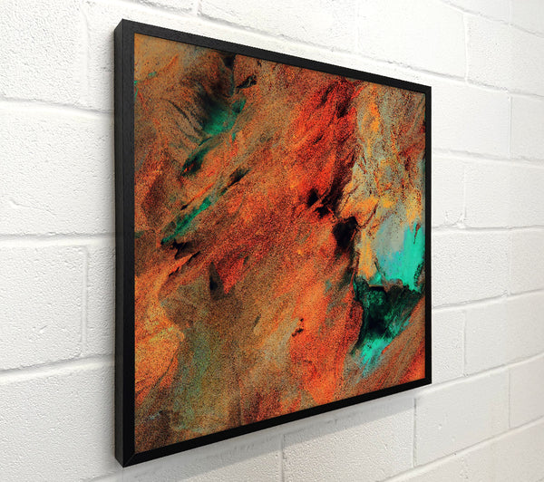 Burnt Orange Landscape
