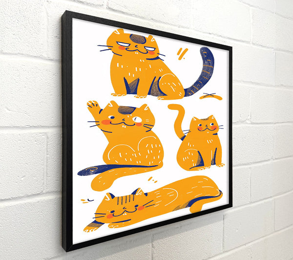 Golden Cat Poses