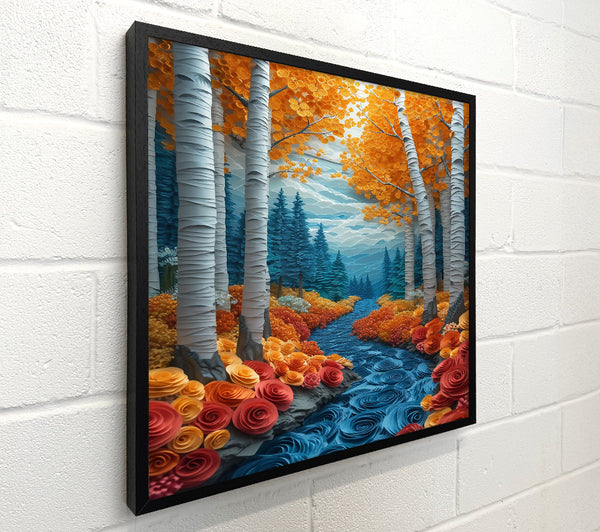 Blue River Through Fall