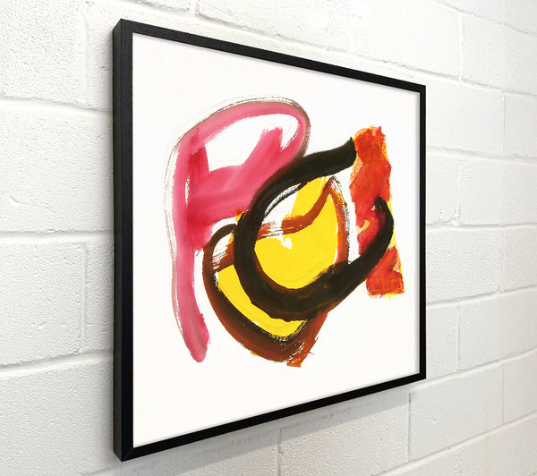 Yellow And Crimson Swirl