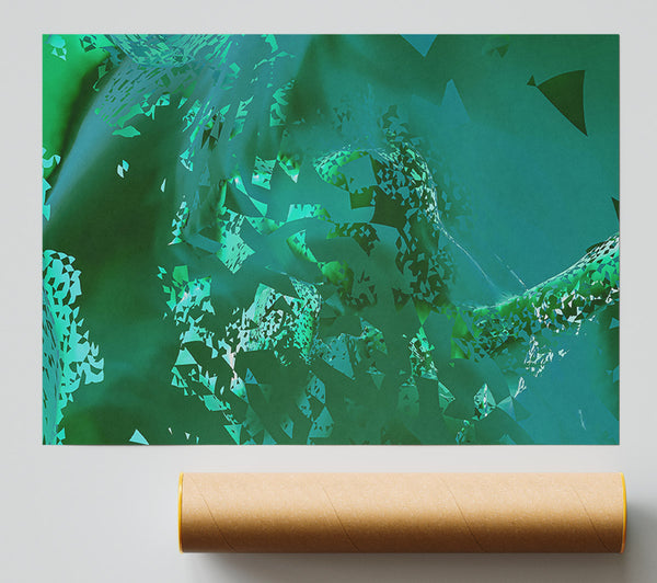 Emerald Shattered Dreams Print