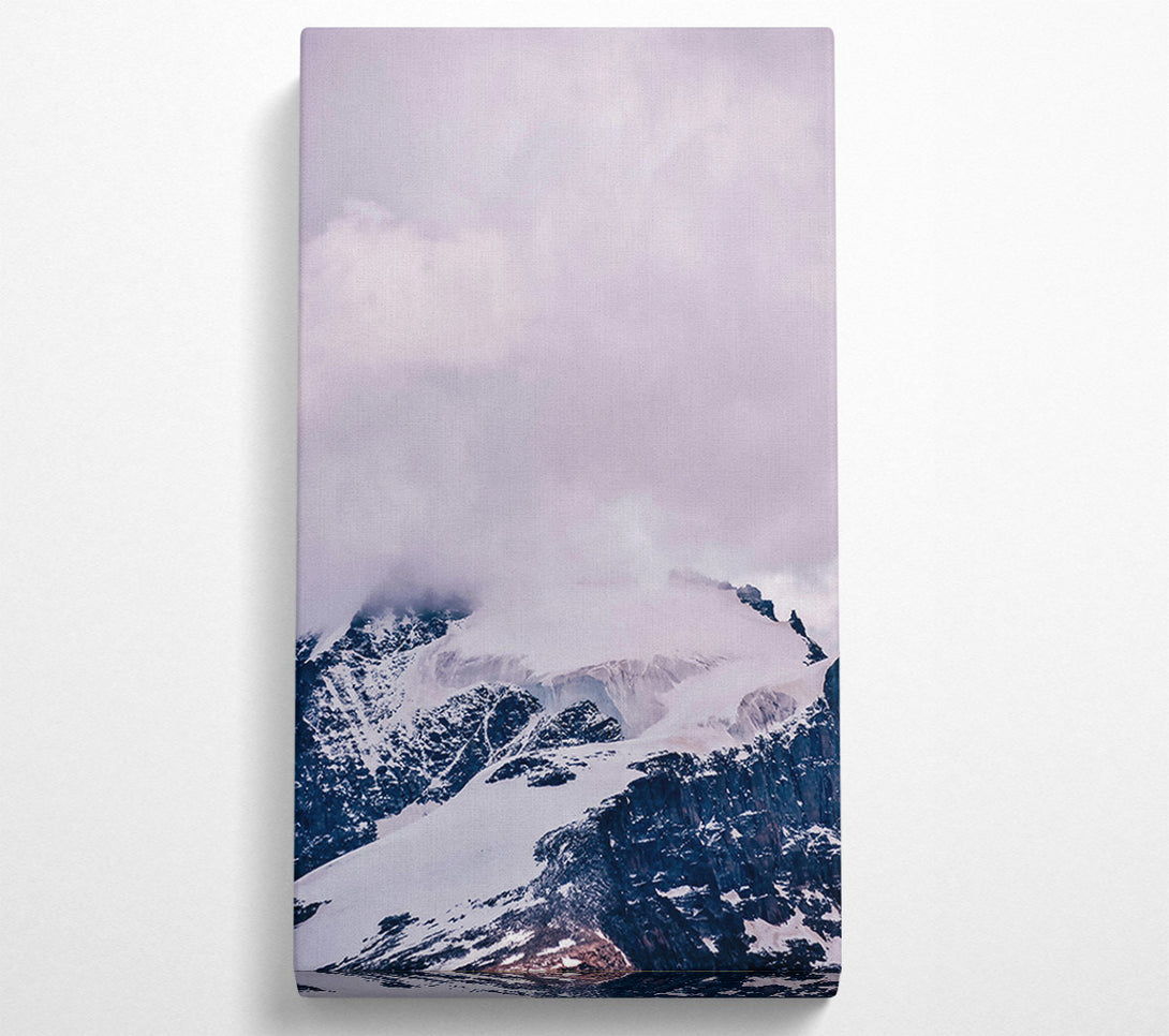  A Canvas Print of Pale Sky & Peaks Canvas Art