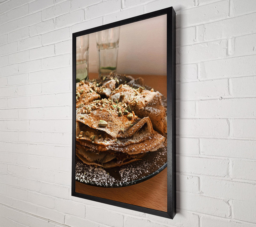  A Canvas Print of Golden Brown Crepes Canvas Art